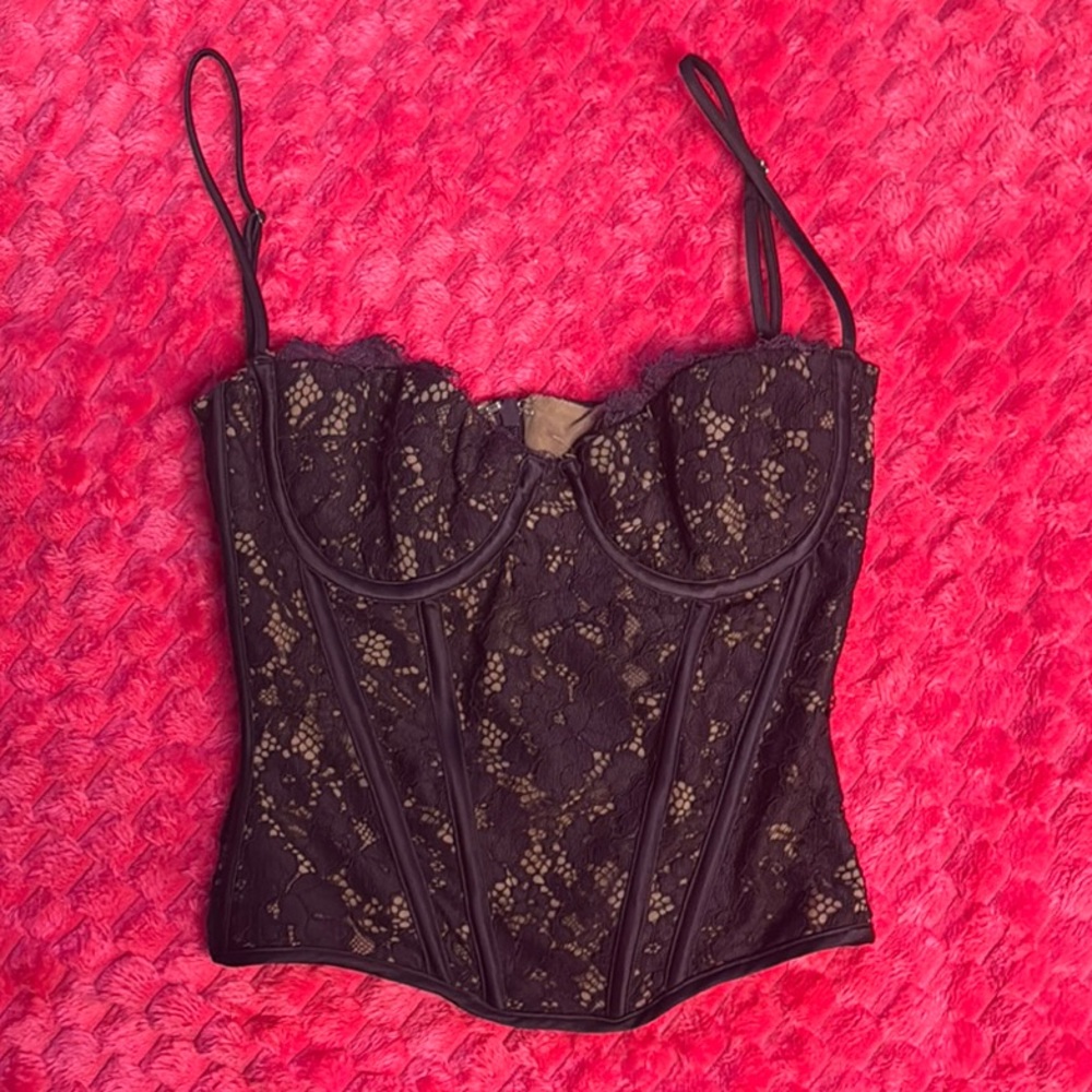 Plum Corset Top